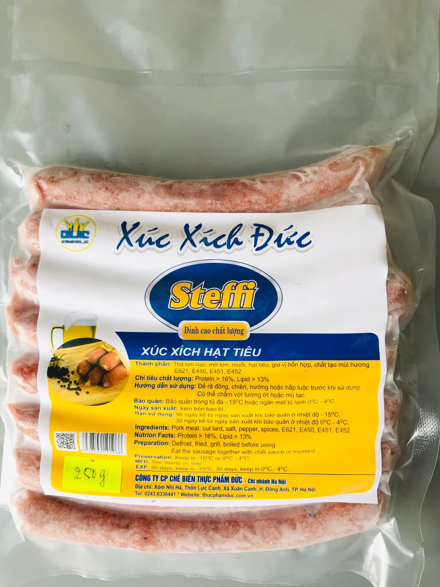 Xúc xích Steffi tiêu