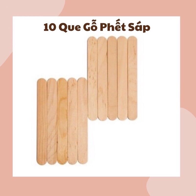 10 que gỗ phết sáp waxing