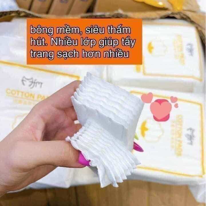 Combo hai bịch bông tẩy trang  222 miếng/bịch