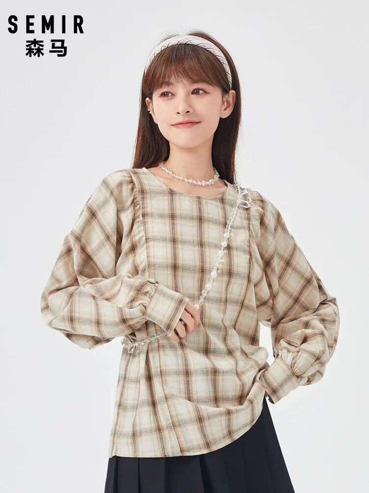 Áo sơ mi nữ cách điệu Semir - Áo Semir chính hãng