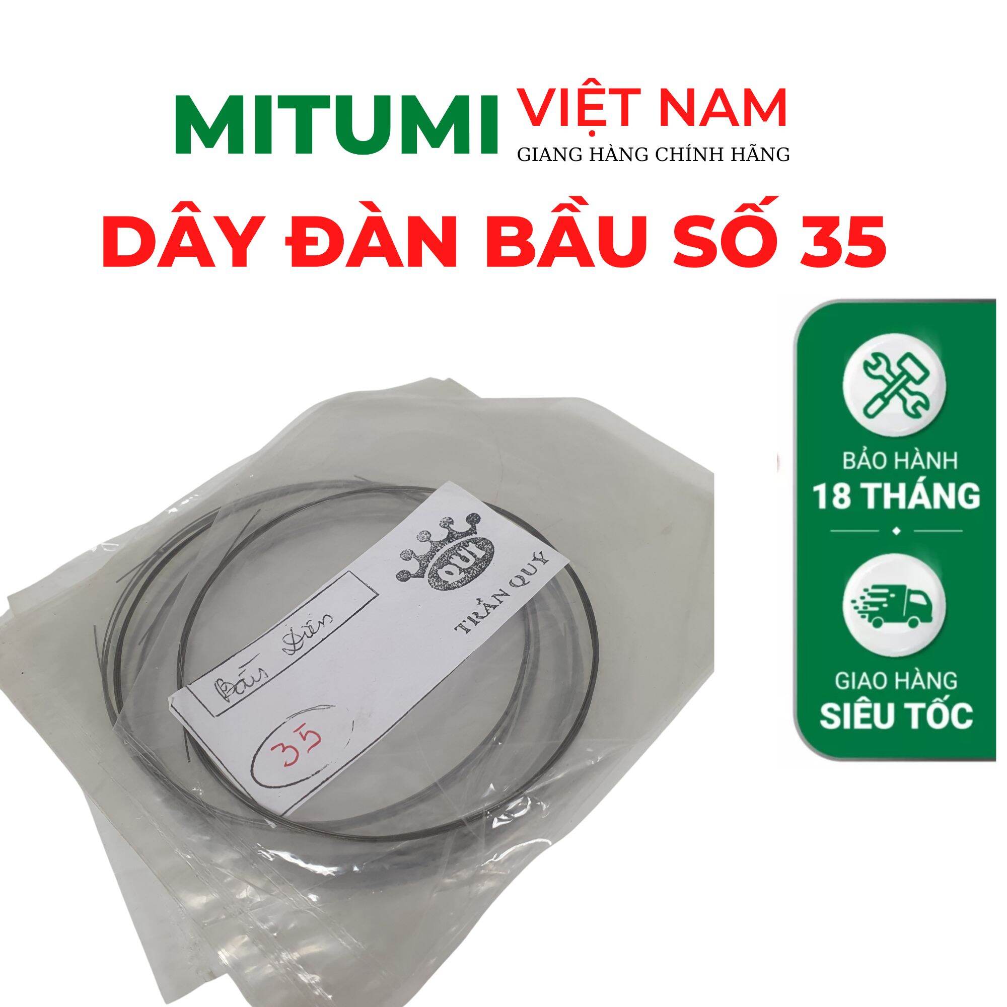 Combo 10 x Dây đàn Bầu số 35, 40, Dây đàn Độc quyền cầm, nhạc cụ