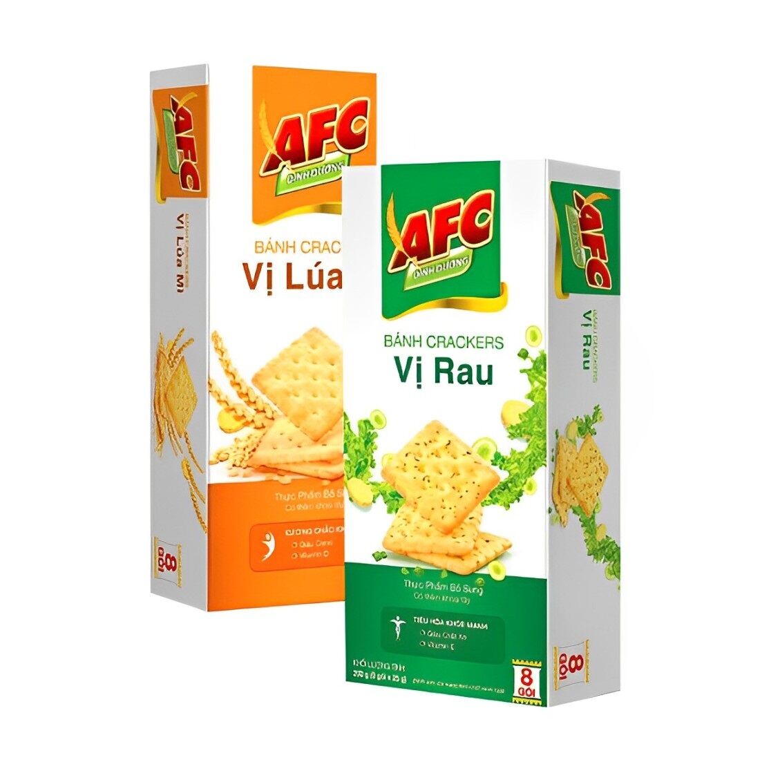 Bánh AFC mặn hộp 100gr vị lúa mì rau củ