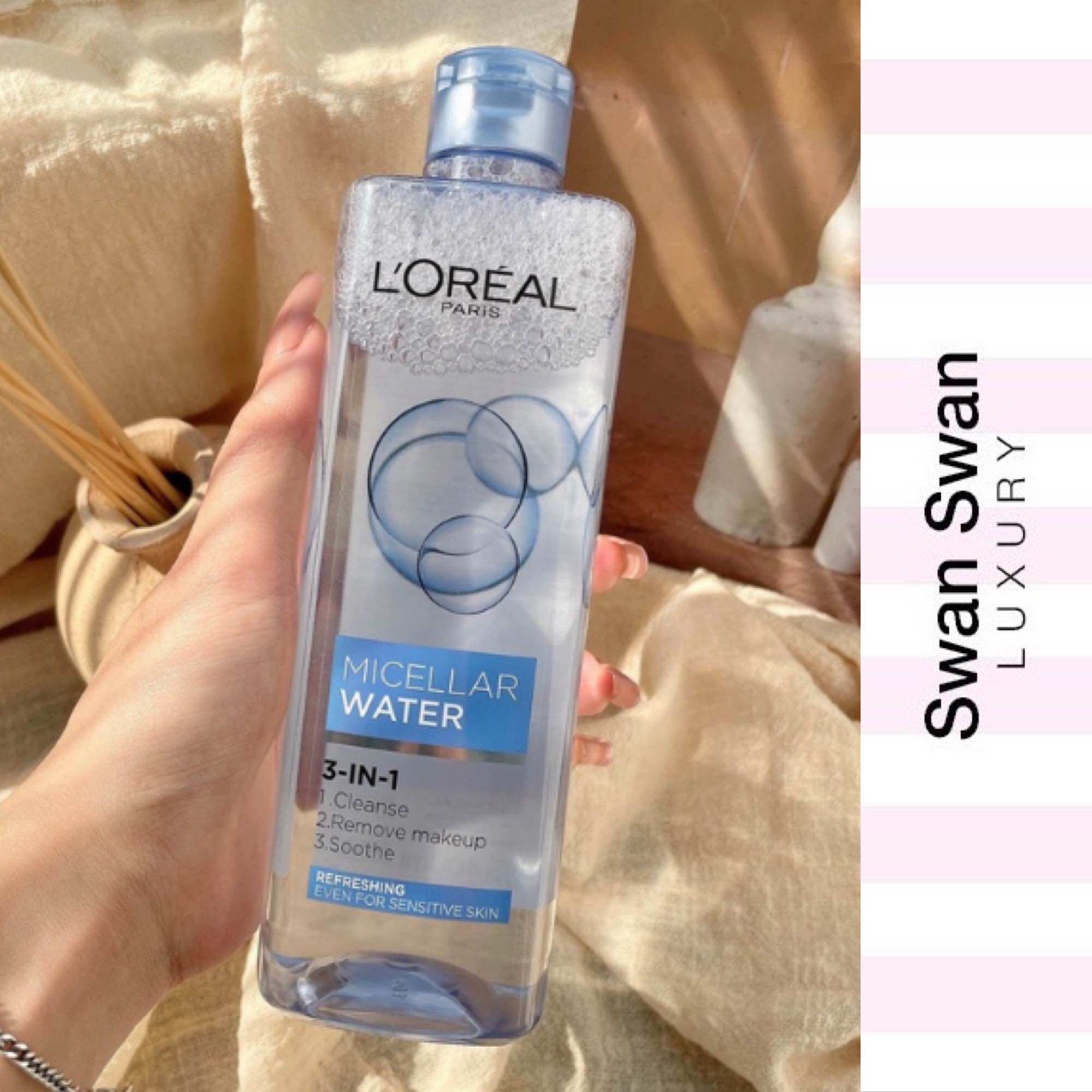 Nước tẩy trang loreal cho da sạch sâu 400ml
