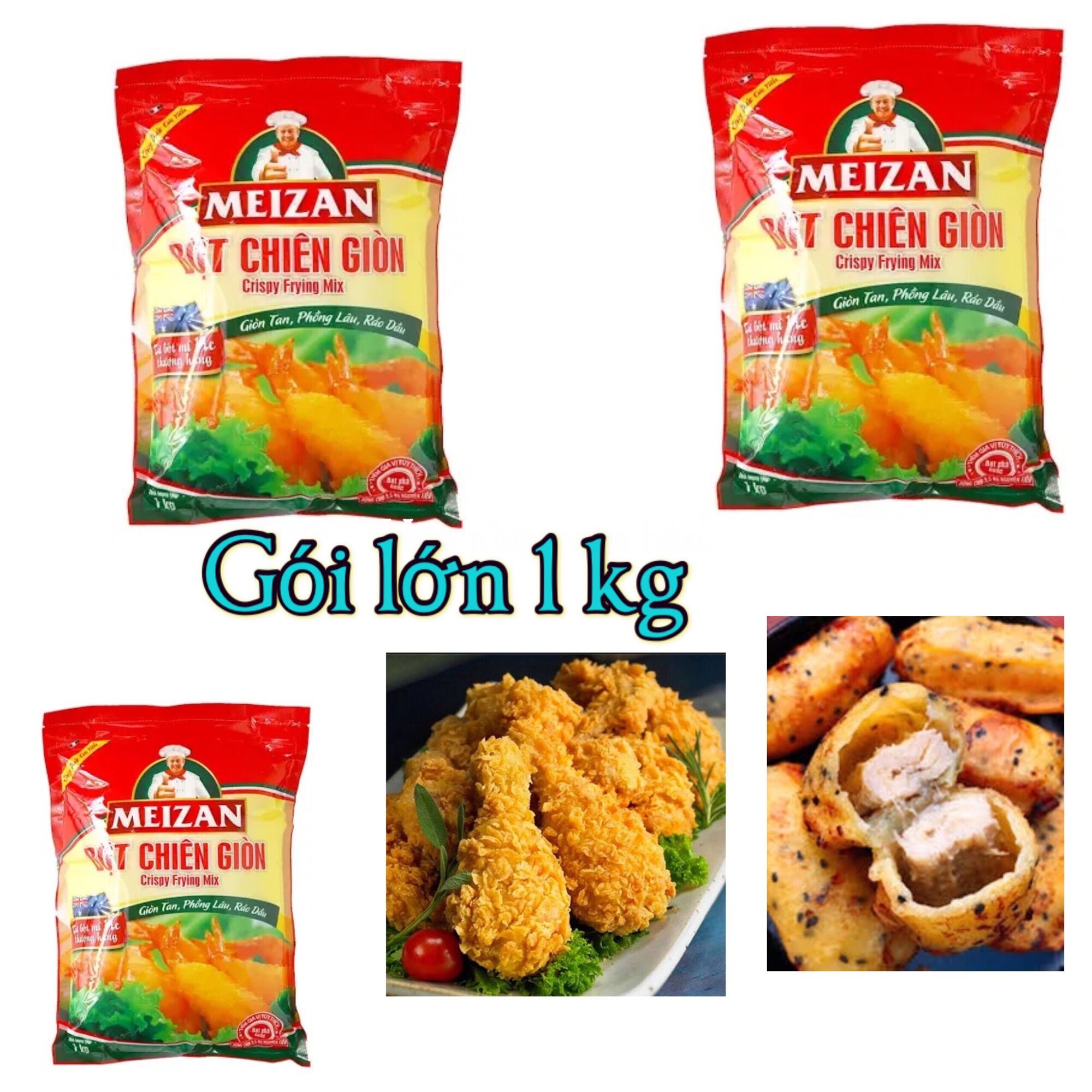 Bột chiên giòn Meizan túi 1kg