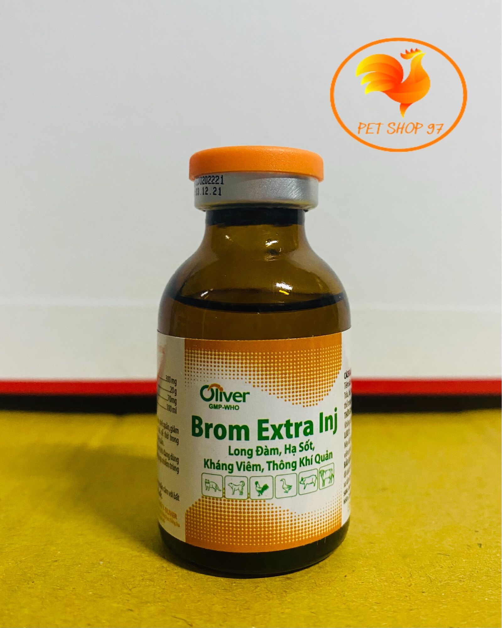 Brom extra chai 20ml long đờm, thông khí quản giảm khò khè gà đá