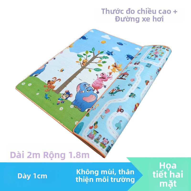 Thảm Bò Cho Bé Bền Chống Thấm Có Thể Gấp Đóng Thân Thiện Với Môi Trường