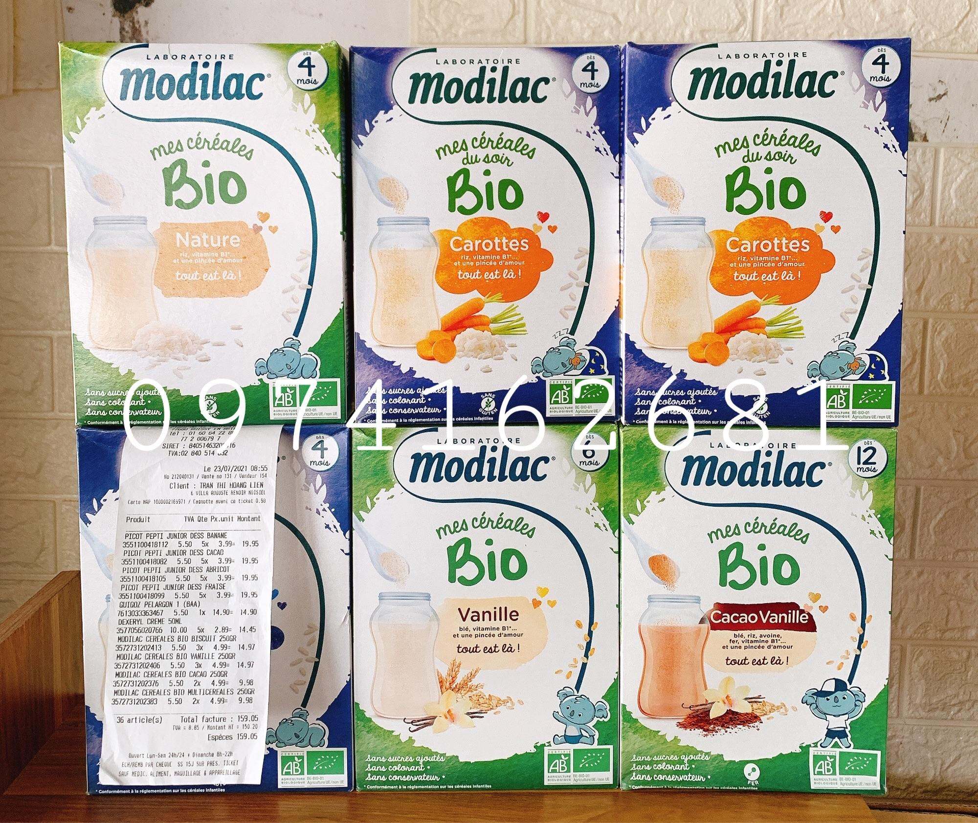 Bột lắc sữa Modilac cho bé dị ứng đạm sữa bò của Pháp (date 2023)