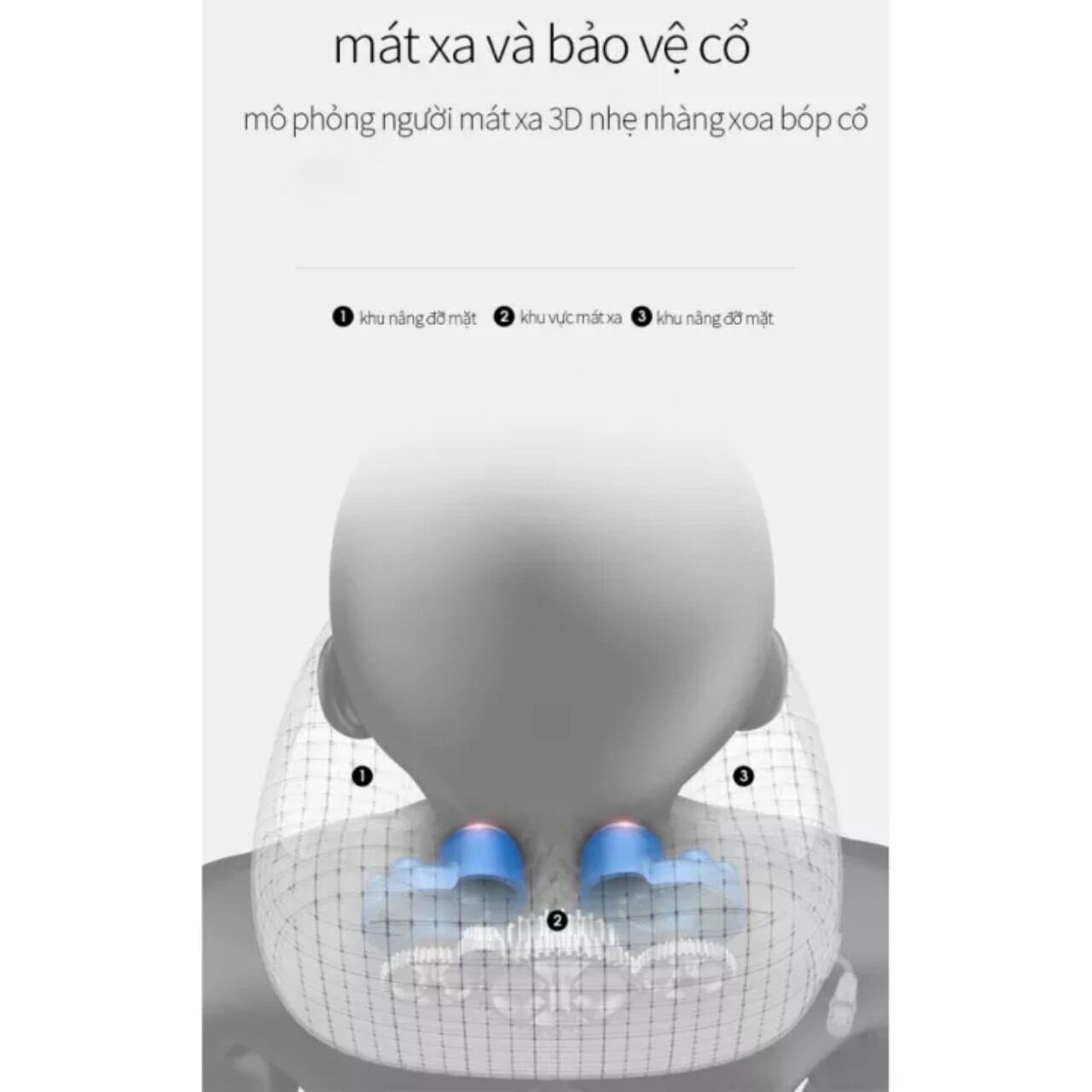 Gối Massage Chữ U Mềm Mại Êm Ái