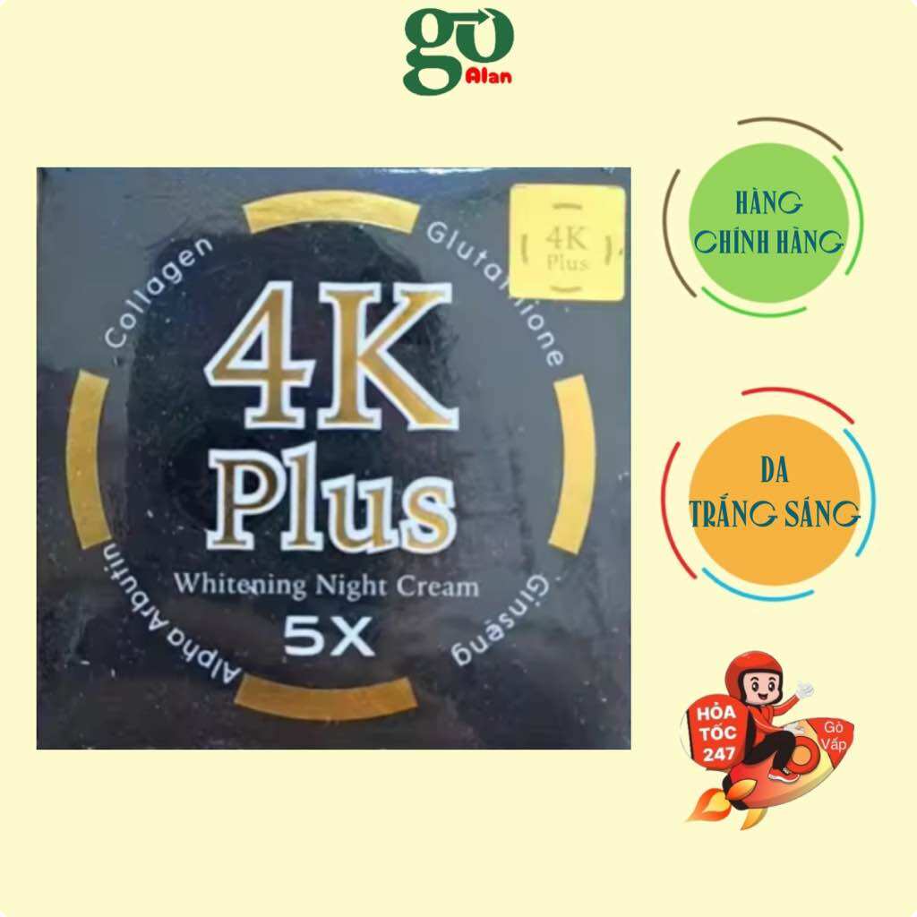 Kem sâm dưỡng trắng da mặt 4K Plus Thái Lan chính hãng