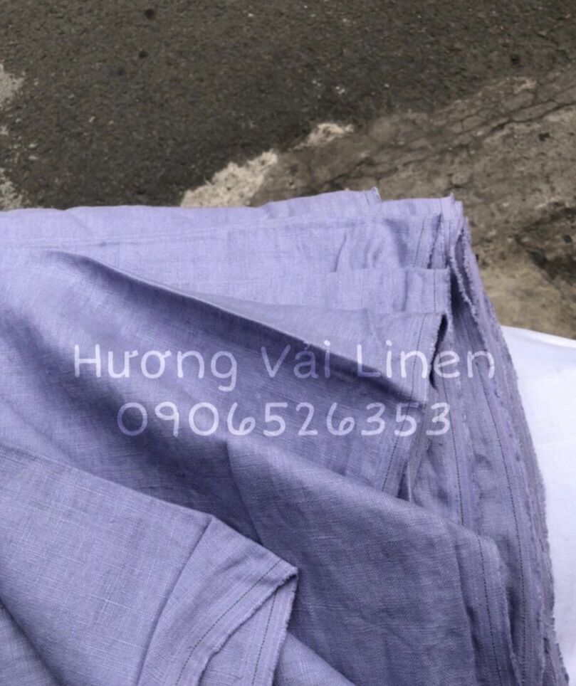 Vải linen đơn hàng chị Trúc