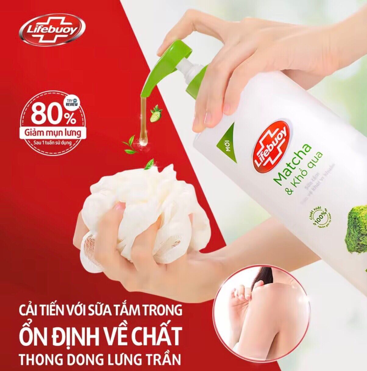 Sữa Tắm lifebouy khổ qua 800g