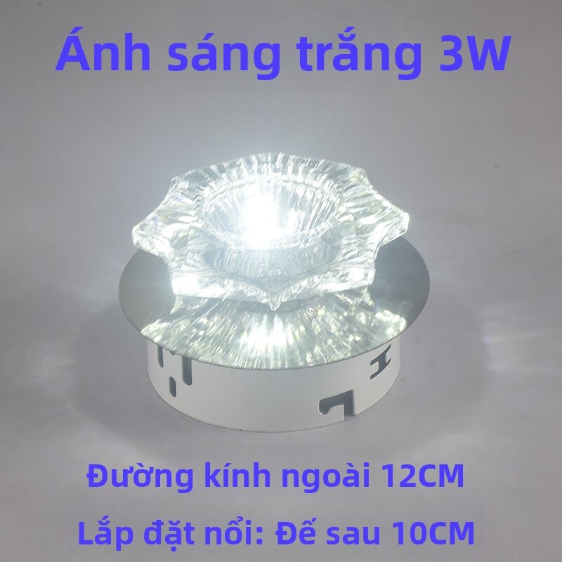 Đèn LED Pha Lê Âm Trần Hiện Đại