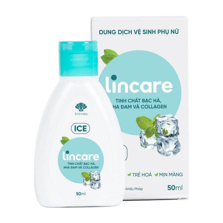 Dung dịch vệ sinh phụ nữ Lincare Ice 50ml