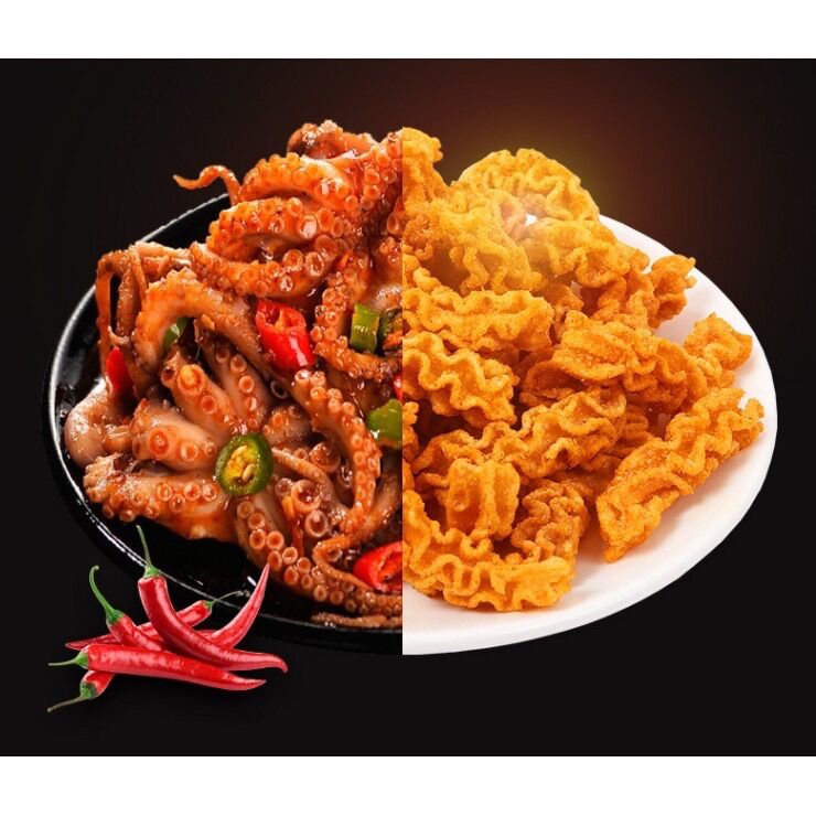 Bim bim bạch tuộc nướng cay gói 46gram