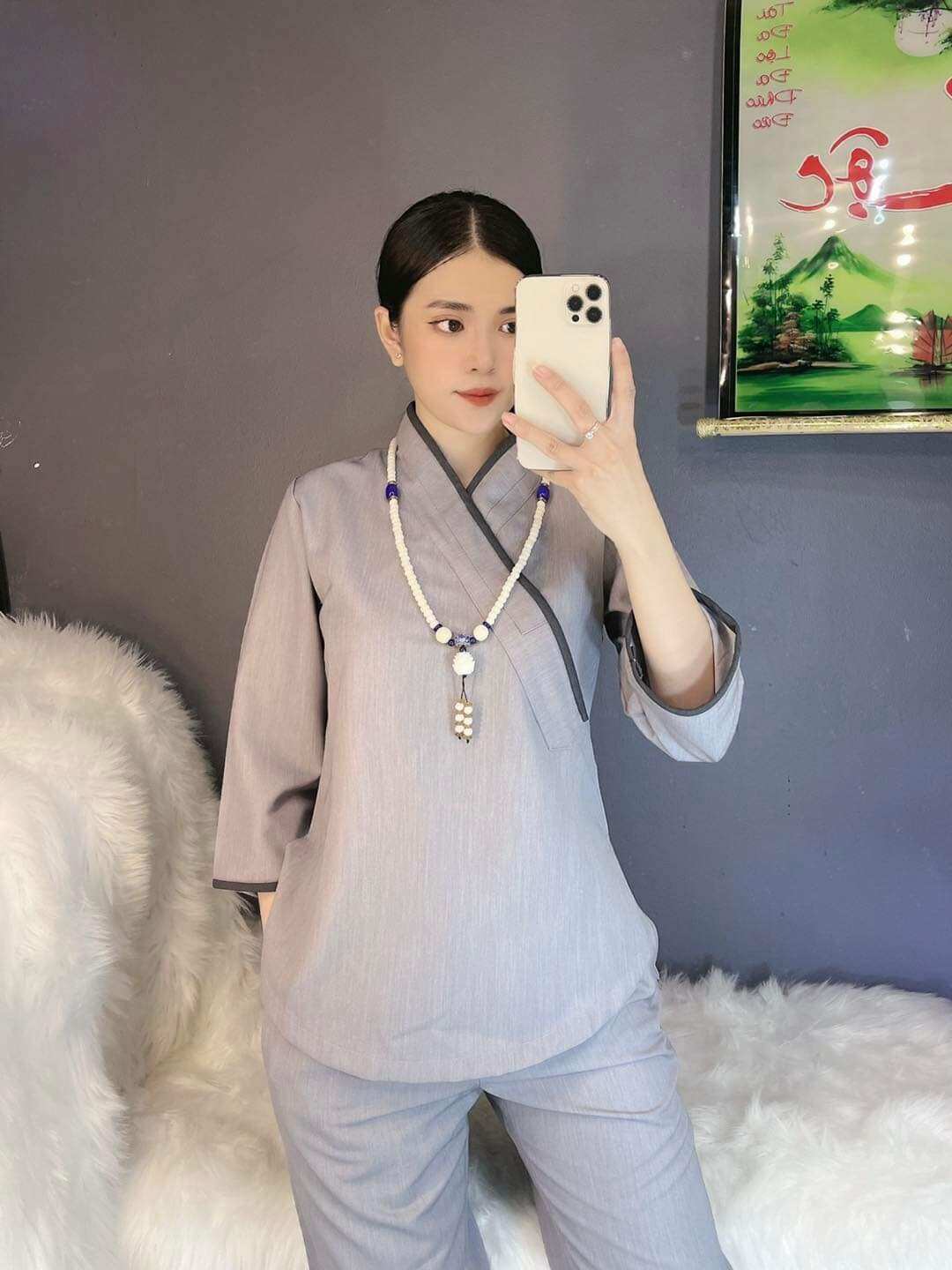 ĐỒ LAM ĐI CHÙA - MẪU HÀN QUỐC CAO CẤP