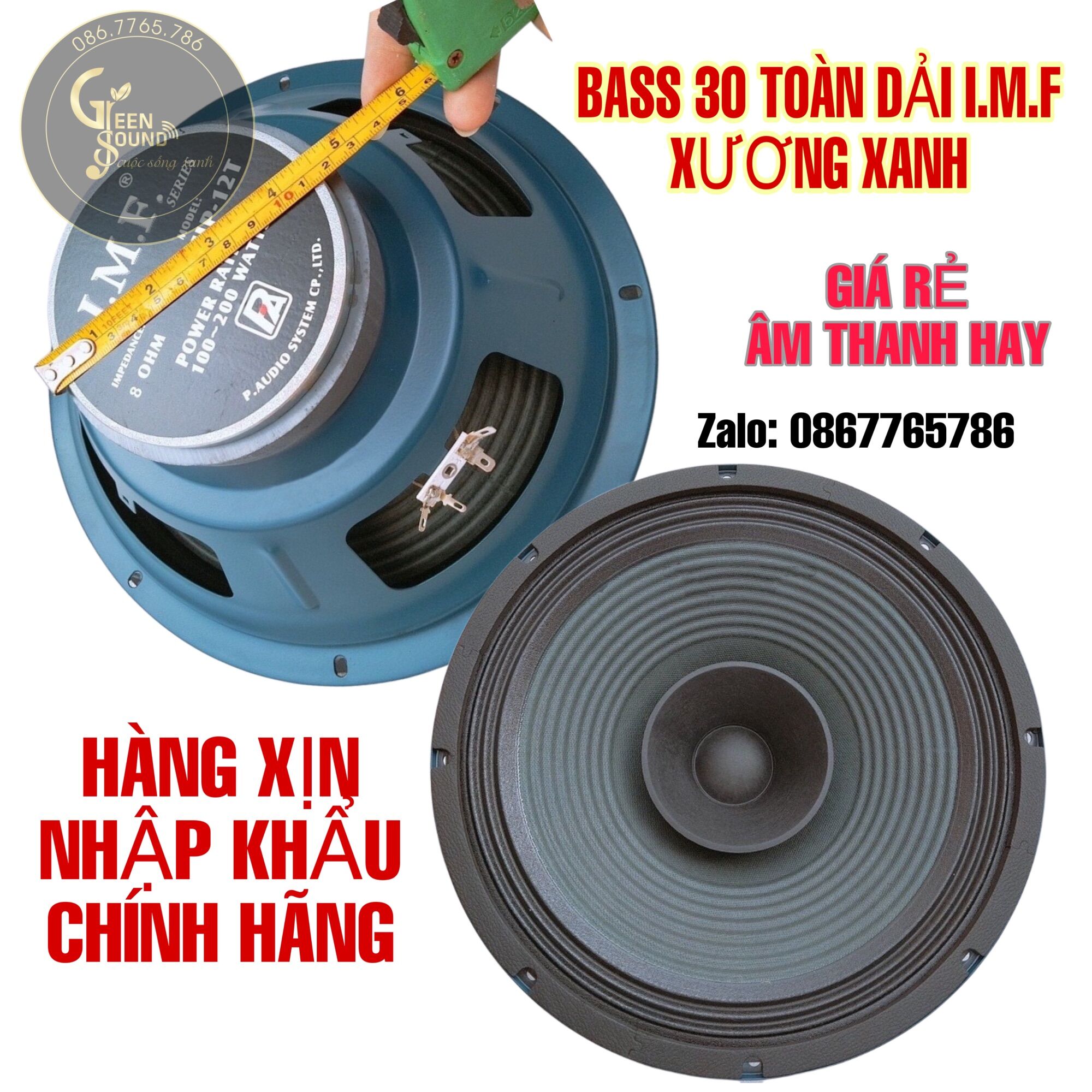 Loa bass 30 toàn dải paudio imf nhập khẩu chính hãng - giá 1 chiếc
