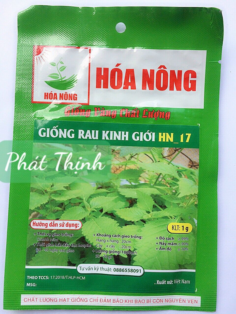 Hạt Giống Rau Kinh Giới dễ trồng