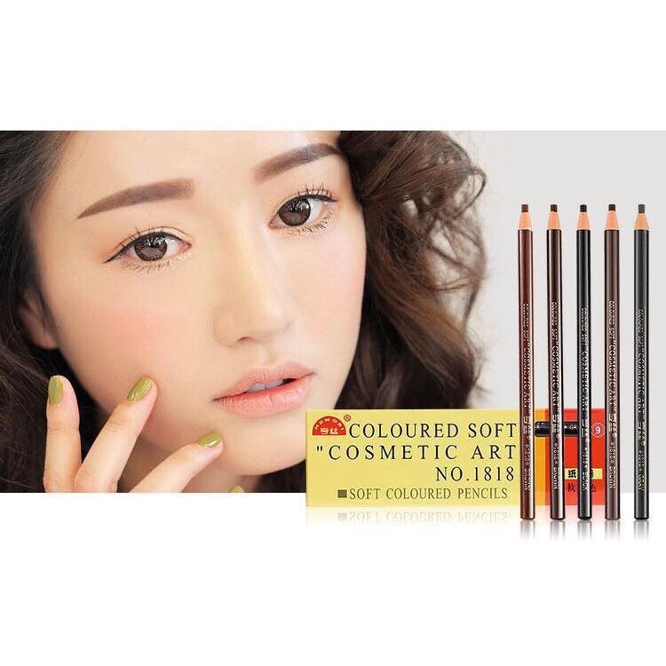 Chì xé dùng vẽ mày màu nâu đen