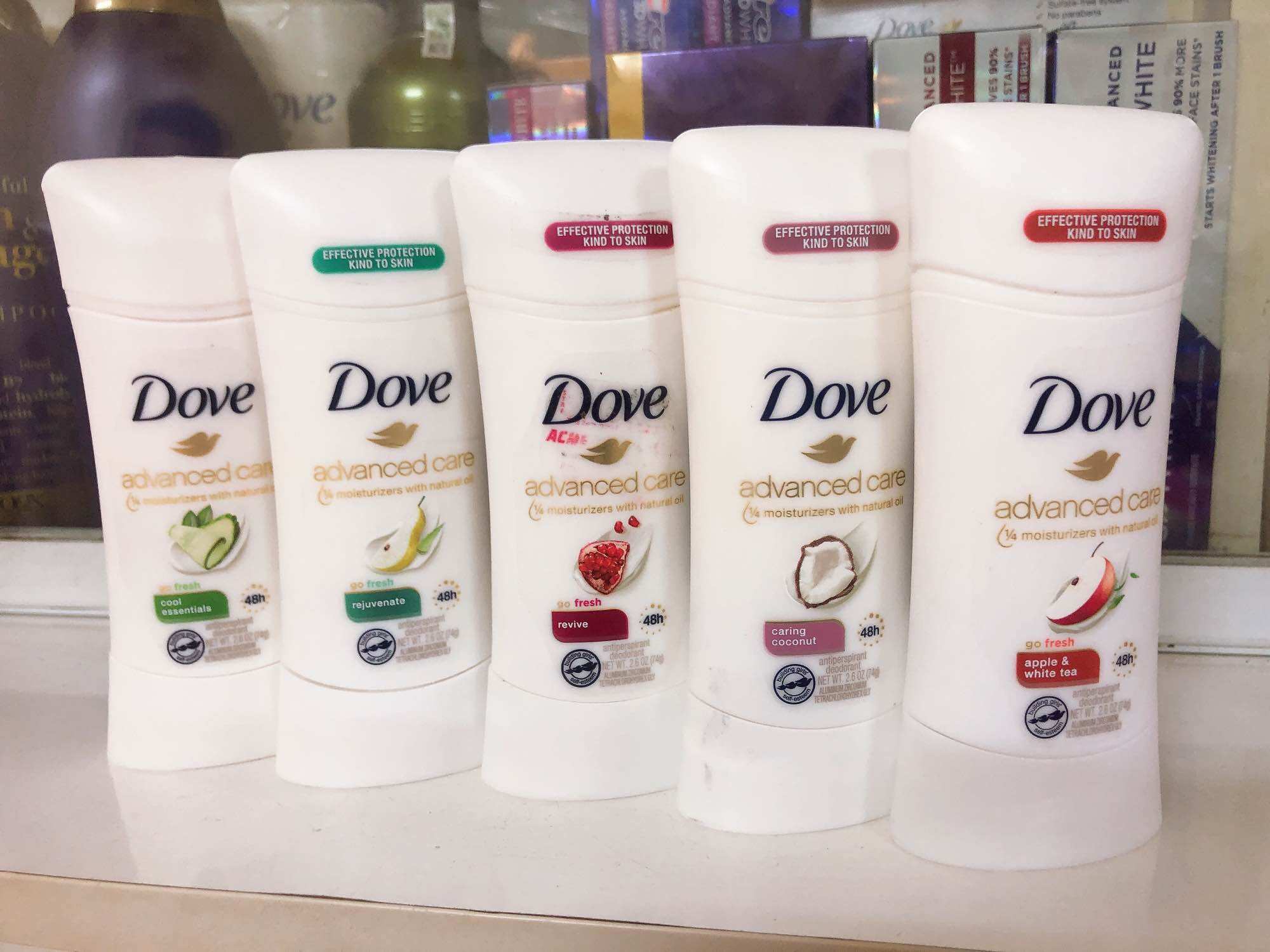 Lăn khử mùi dove advanced care của mỹ 74g