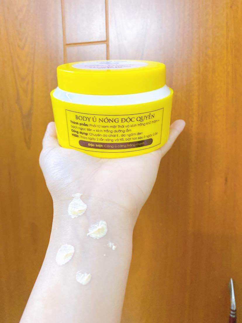 CỐT Ủ NÓNG SIÊU  TRẮNG MẠNH (KHỬ DA VÀNG )
