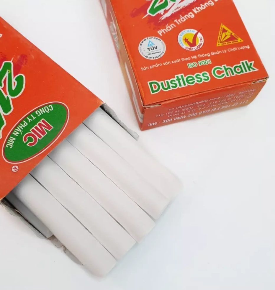 Phấn không bụi trắng / màu