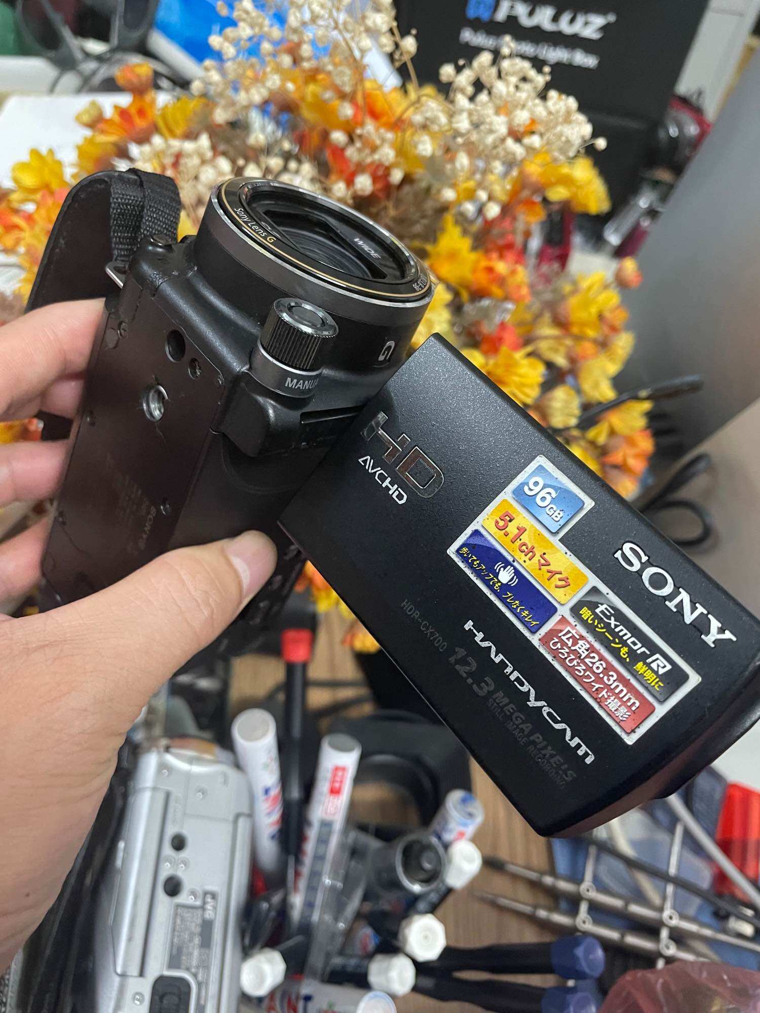 96GB内蔵 SONY HDR-CX700V 純正バッグ付 @4912 96GB内蔵 SONY HDR-CX700V 純正バッグ付 @4912 96GB内蔵 SONY HDR