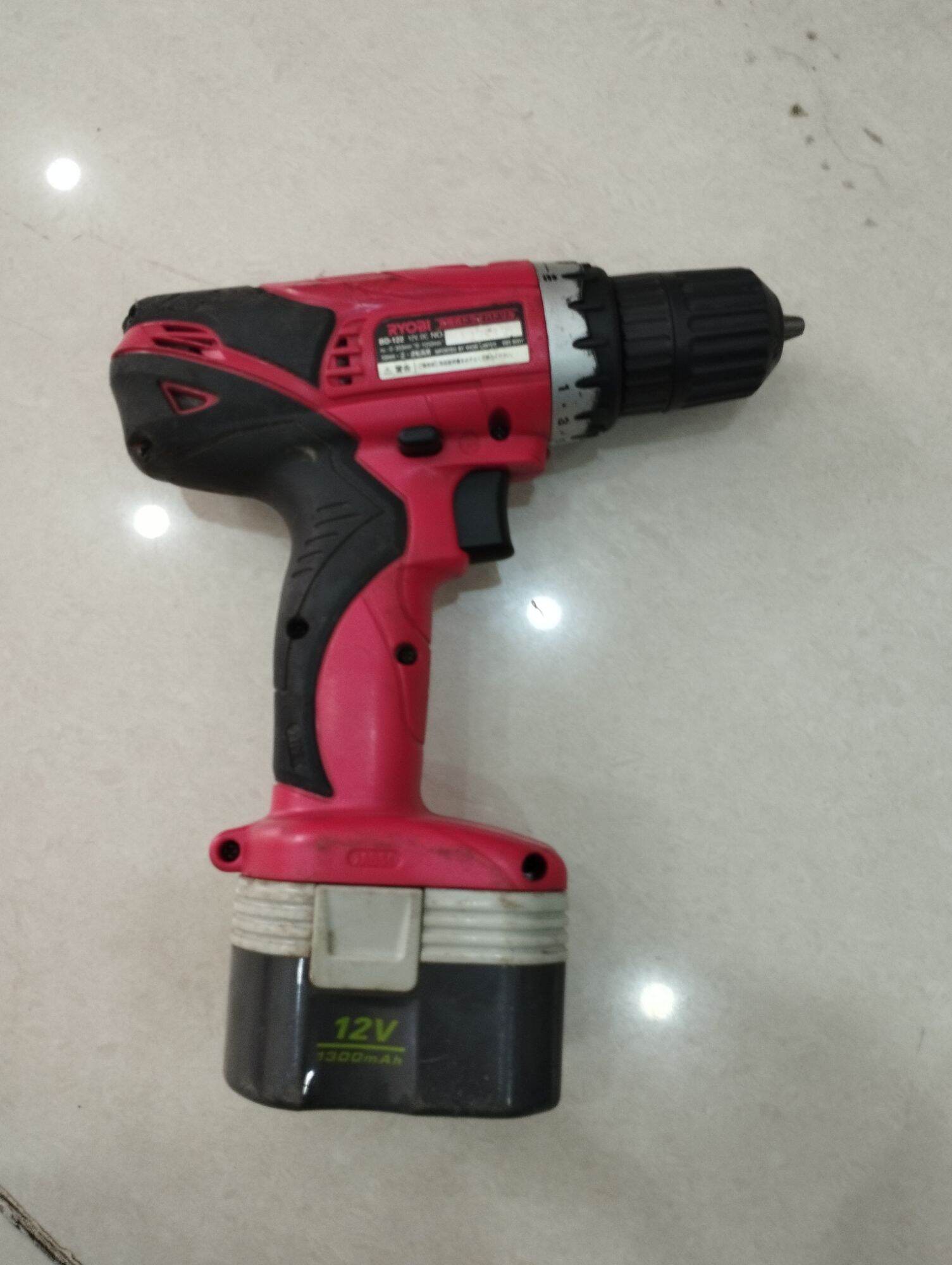 Thân máy & Vỏ pin Máy khoan Bắn vít cấp trượt Ryobi 12v Nhật bãi
