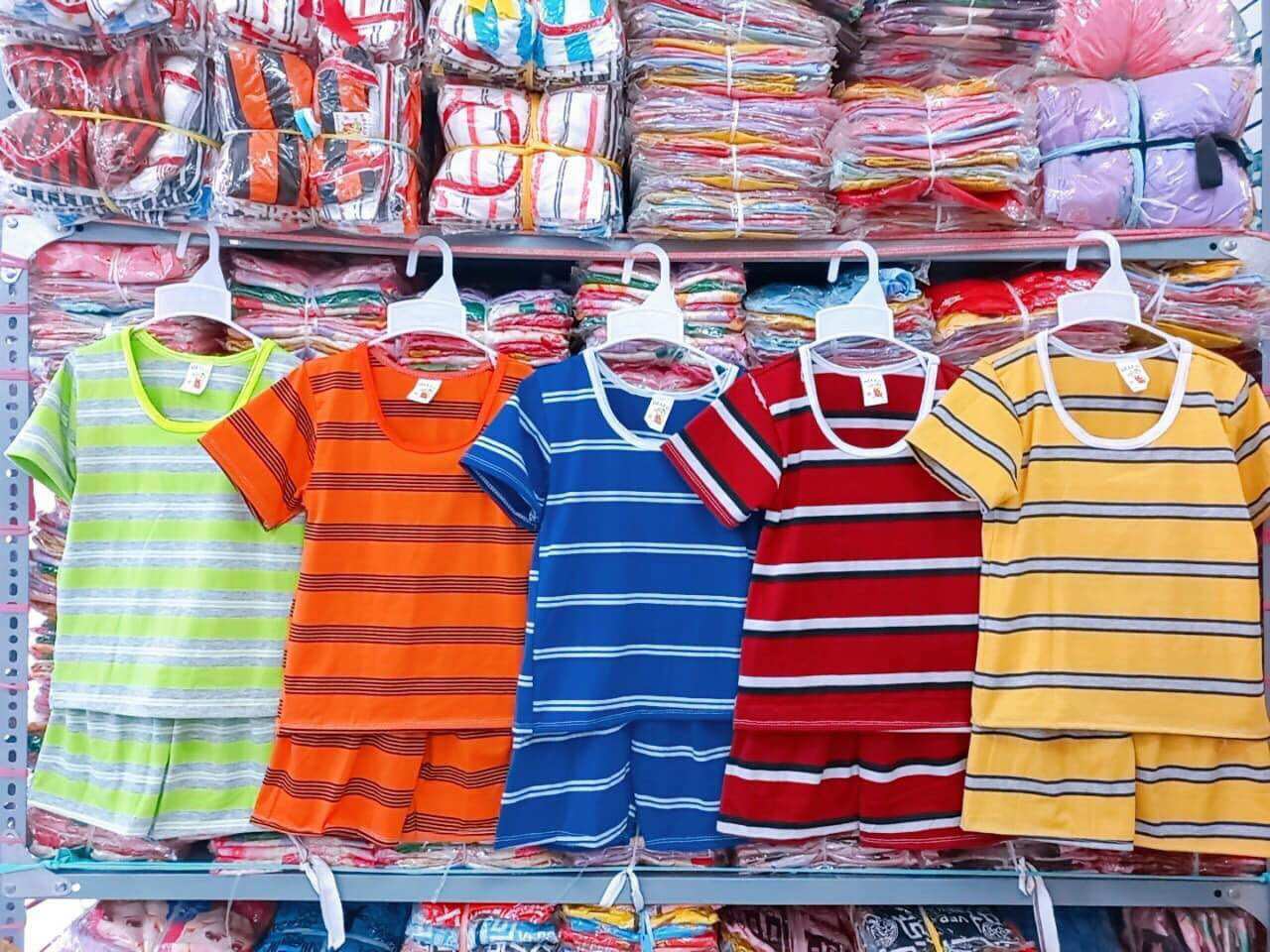 COMBO 5bo thun sọc cộc tay