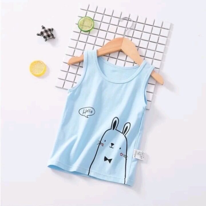 Áo ba lỗ cotton cho bé trai