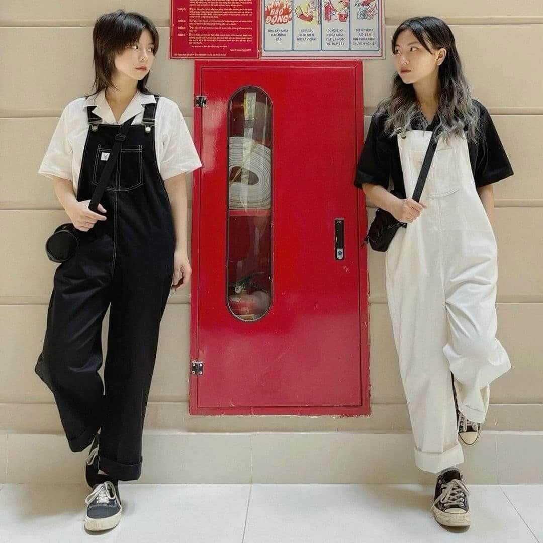Yếm quần chỉ nổi siêu hót hit