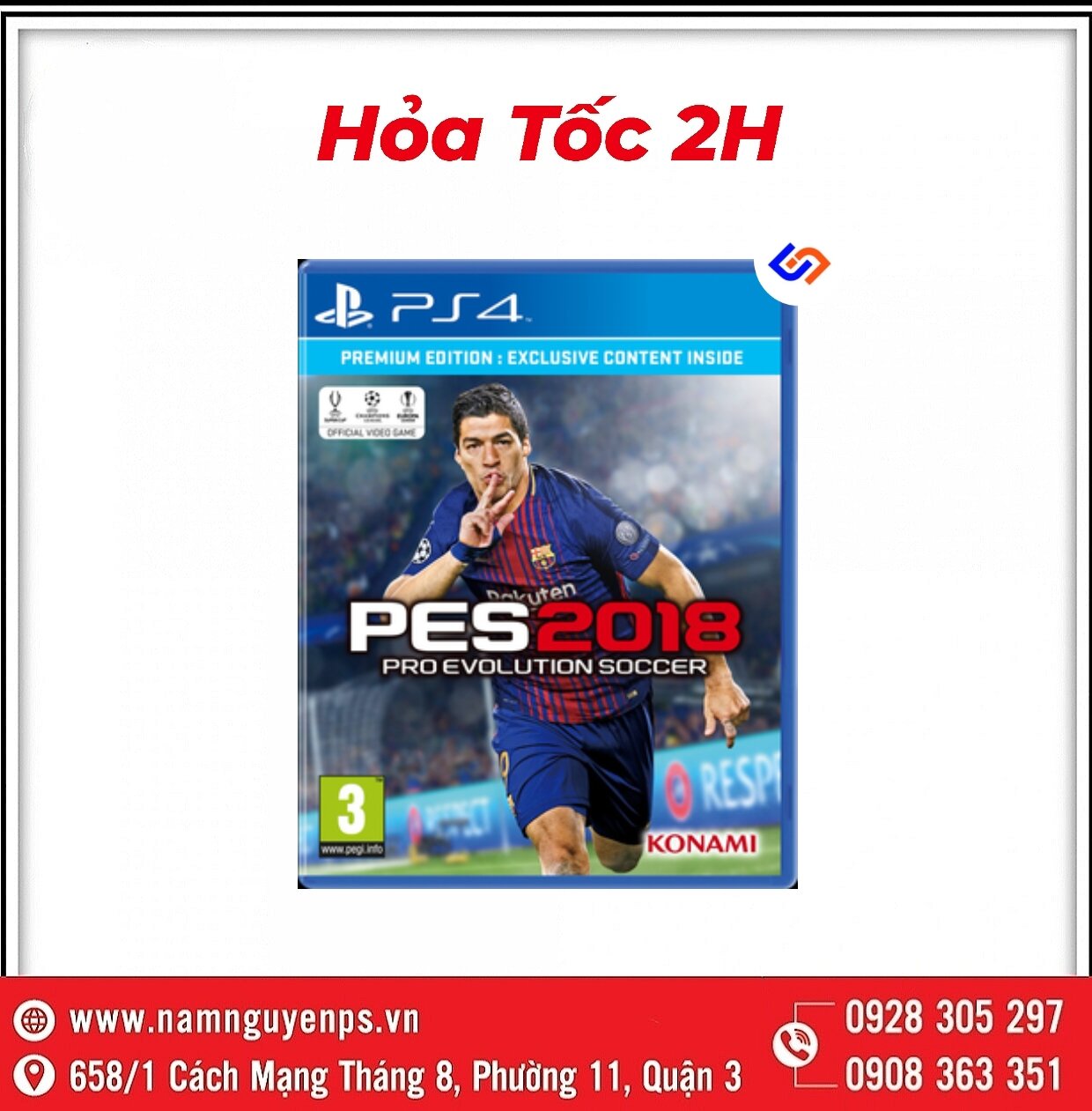 Đĩa Game PS4 | PES 2018 PES18