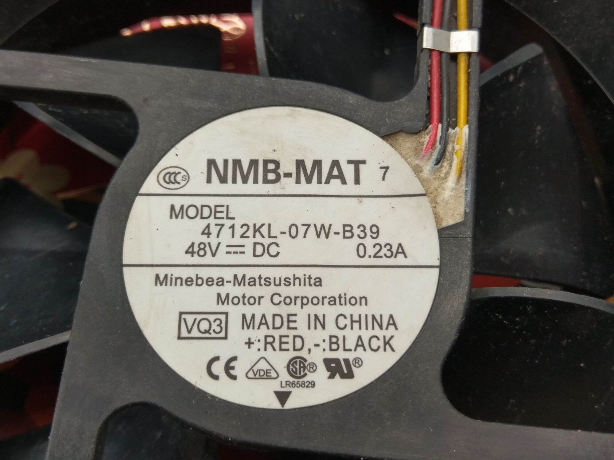 Quạt 48V DC Hút mùi, hút ẩm 12x12x2.5cm
