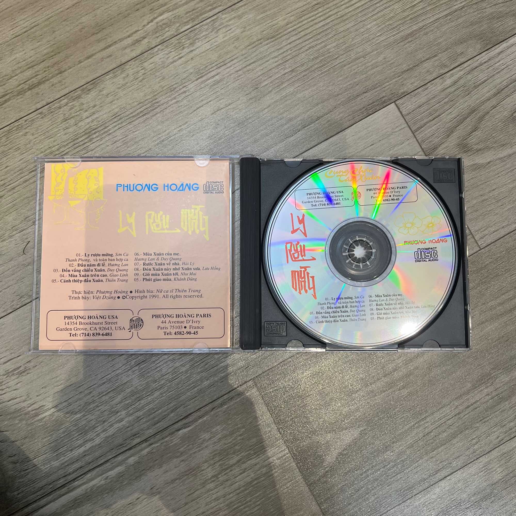 Đĩa CD nhạc xuân LY RƯỢU MỪNG