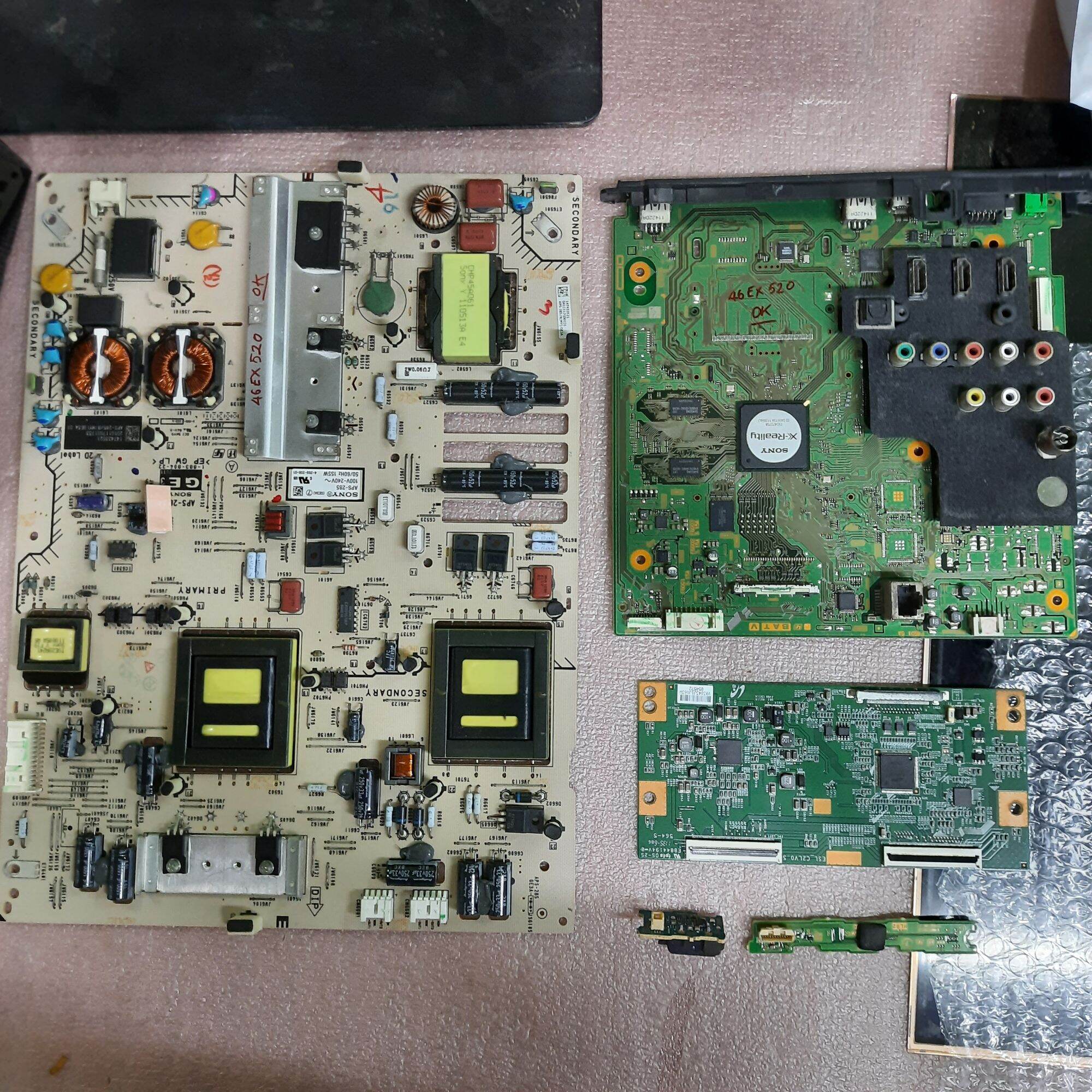 Bo mạch tivi Sony 46EX520,bo xử lý,khiển, nguồn, tcon,main chính,chủ, bo mắt