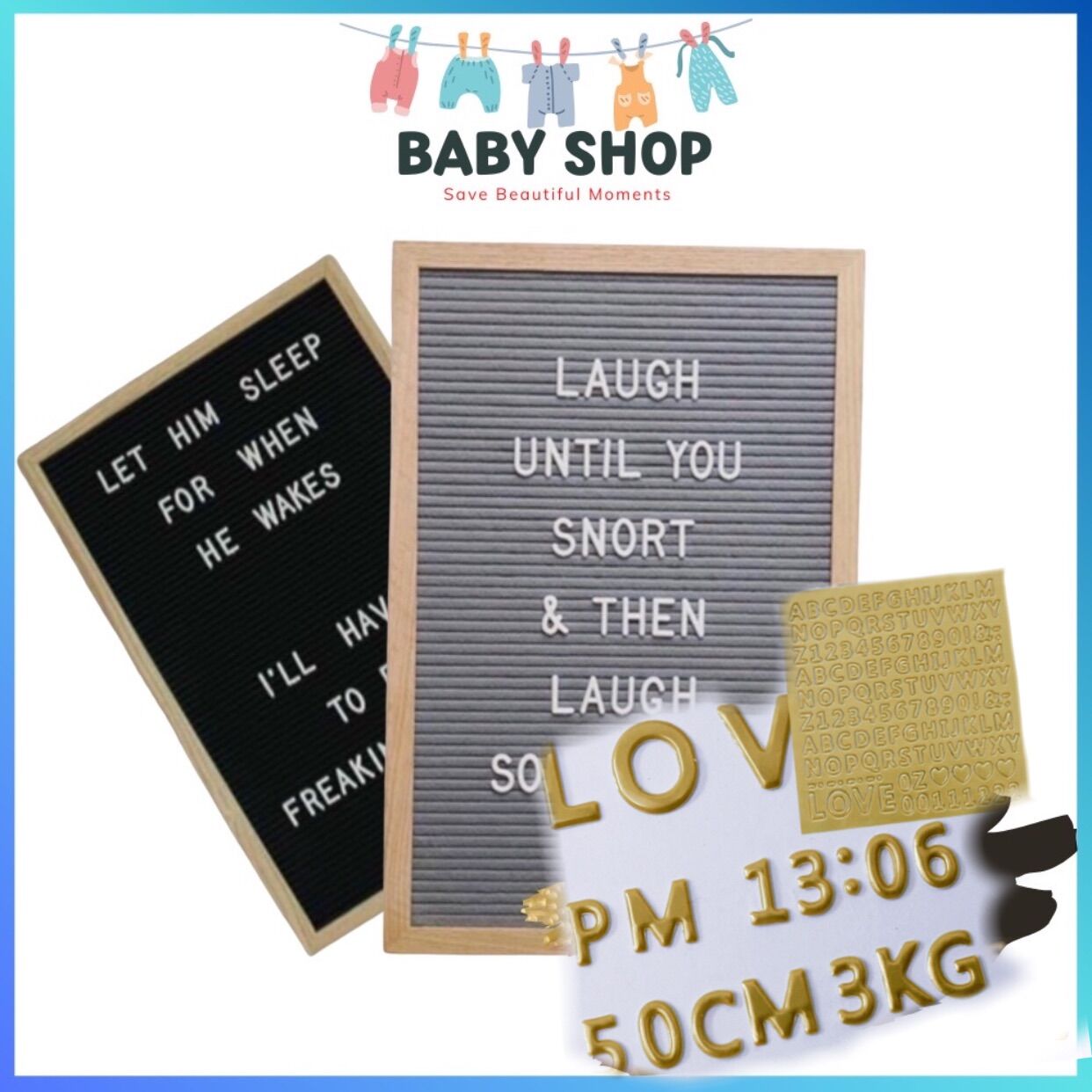 Miếng Dán Sticker Chữ Cái Dán Trang Trí Ốp Dưới Vỏ Bảng Chữ Cái