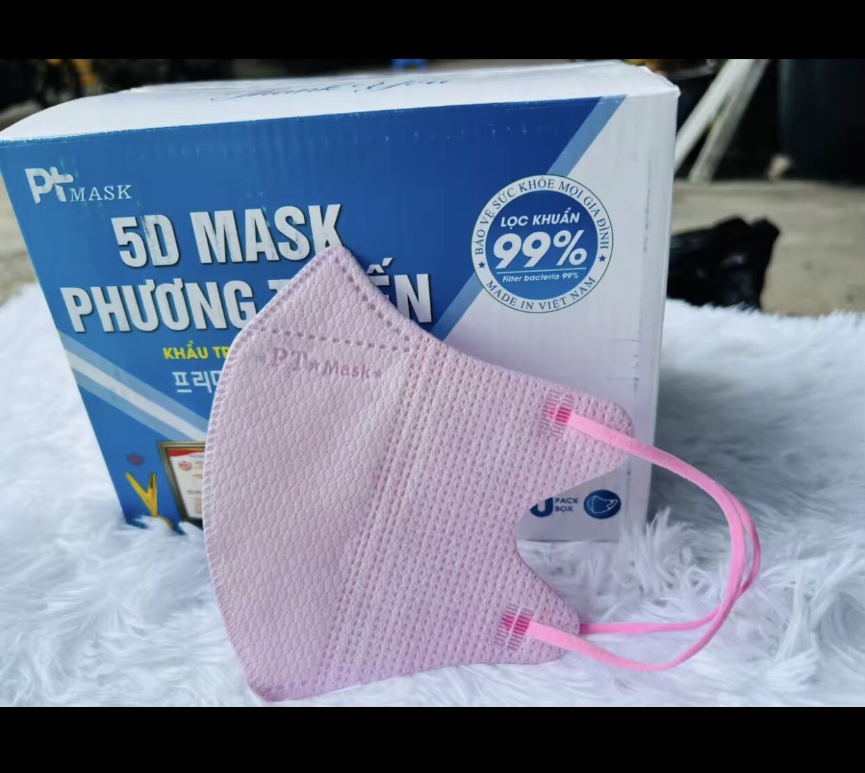 Túi 10 cái khẩu trang 5D mask