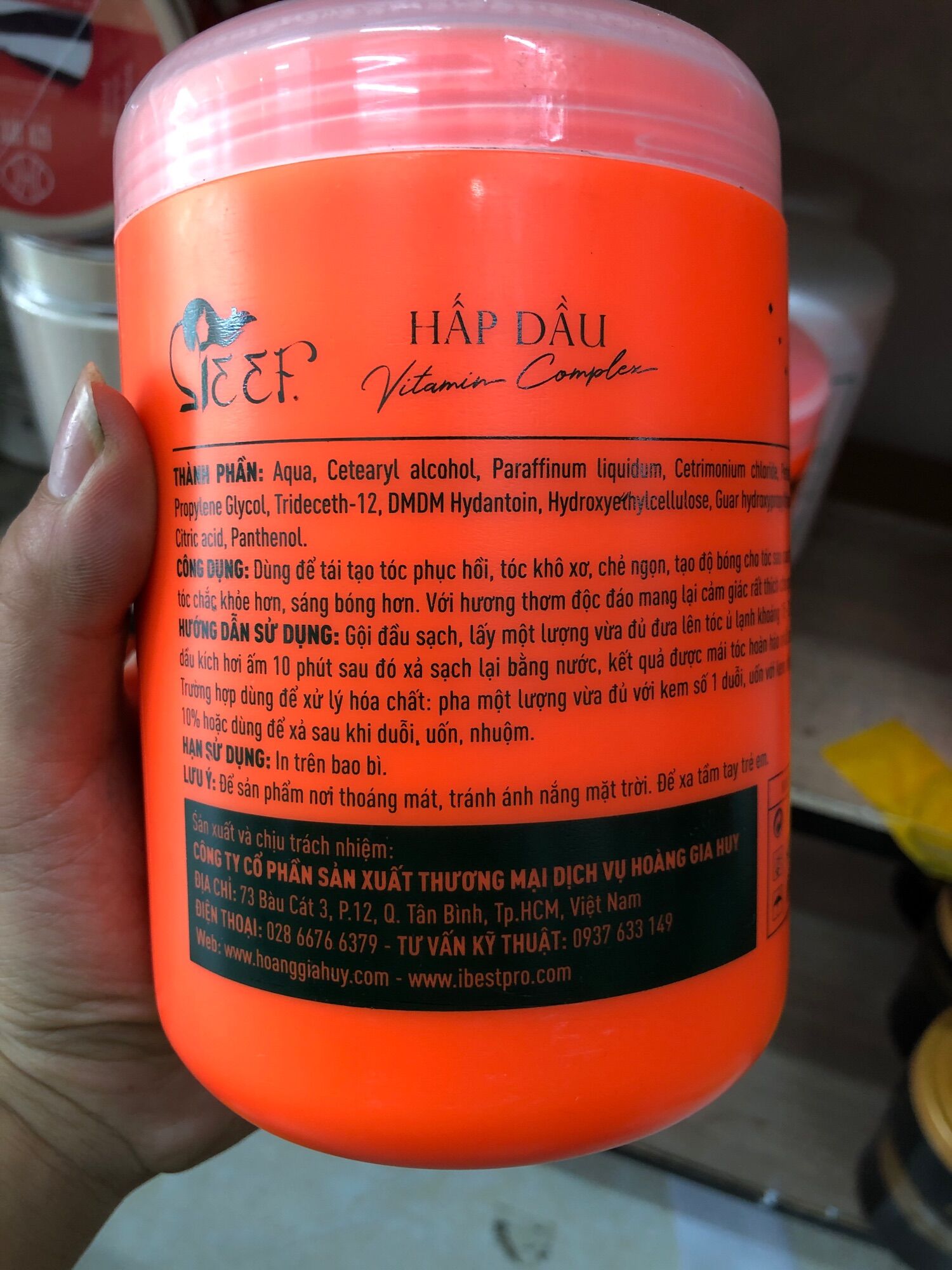 Hấp dầu Vitamin complex 1000ml