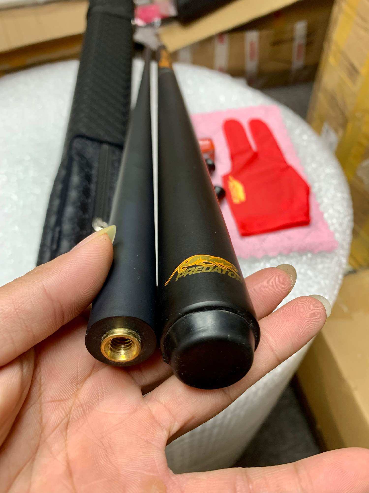 Cơ Bida Phủ Carbon Kèm Phụ Kiện
