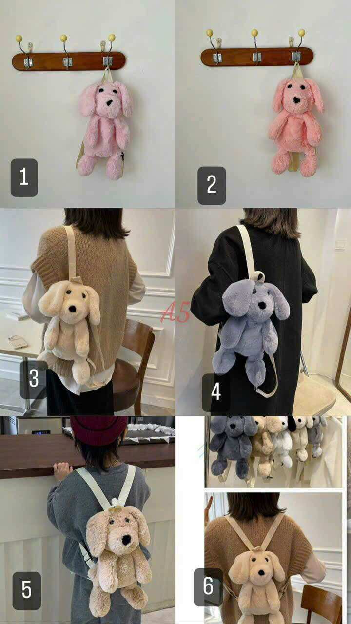Ba lô thú nhồi bông dễ thương cho bé