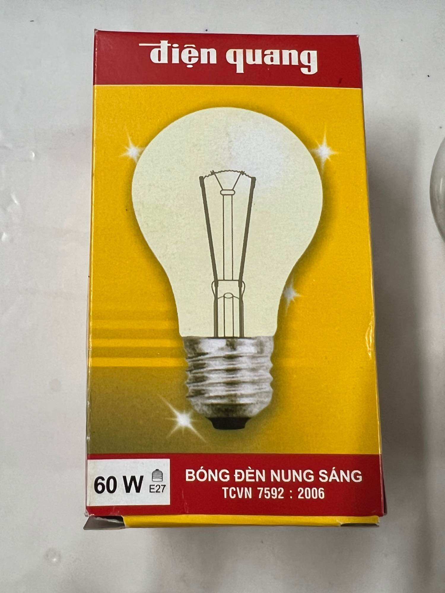 Bóng đèn sợi đốt dây tóc ĐIỆN QUANG 60W