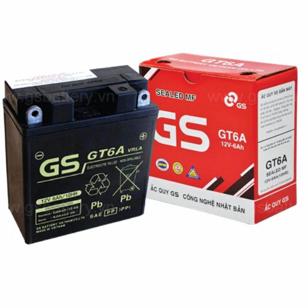Bình khô GS - GT6A - lắp xe DREM , Jupiter và Sirius,Mio, Taurus