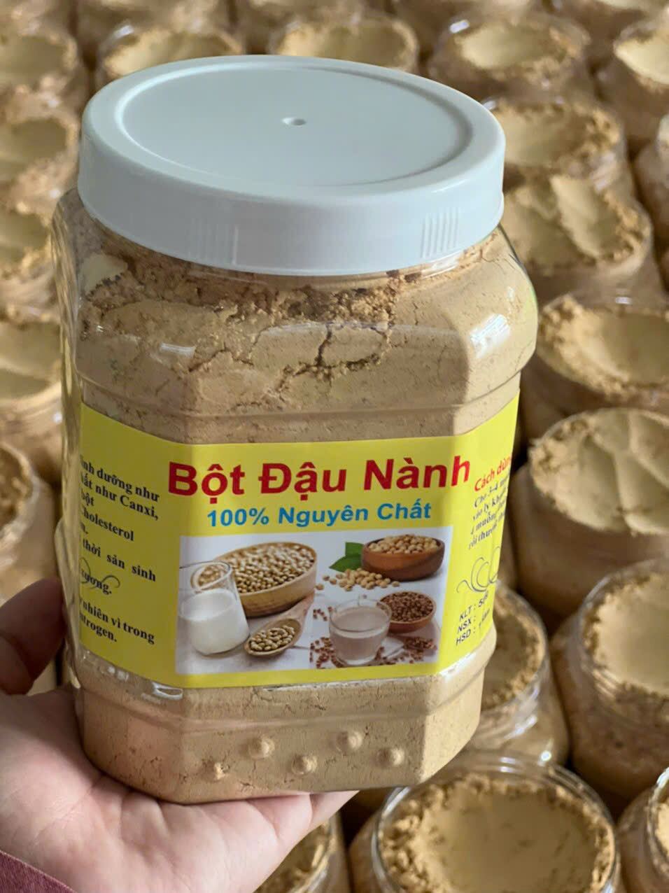 Bột đậu nành nguyên chất 100% loại 1 keo 500gram