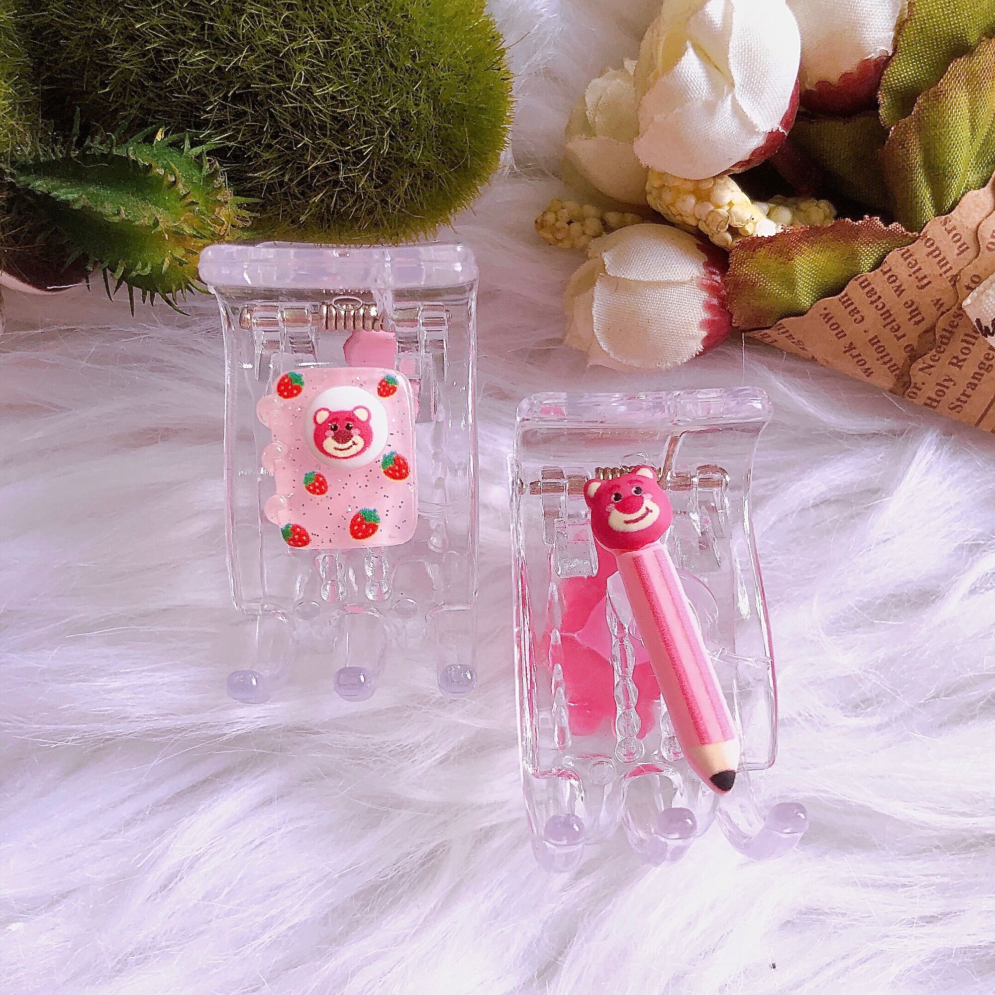 KẸP TÓC CÀNG CUA 5R GẤU DÂU LOTSO