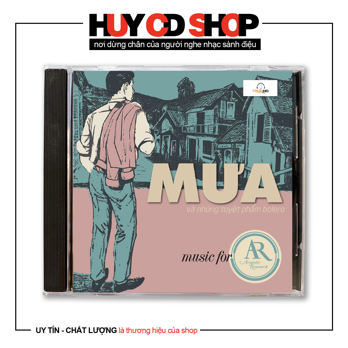 Đĩa CD Mưa và những tuyệt tác Nhạc vàng trữ tình Bolero Đĩa lòng Trắng Chất Lượng cao Âm Thanh chuẩn HUY CD SHOP