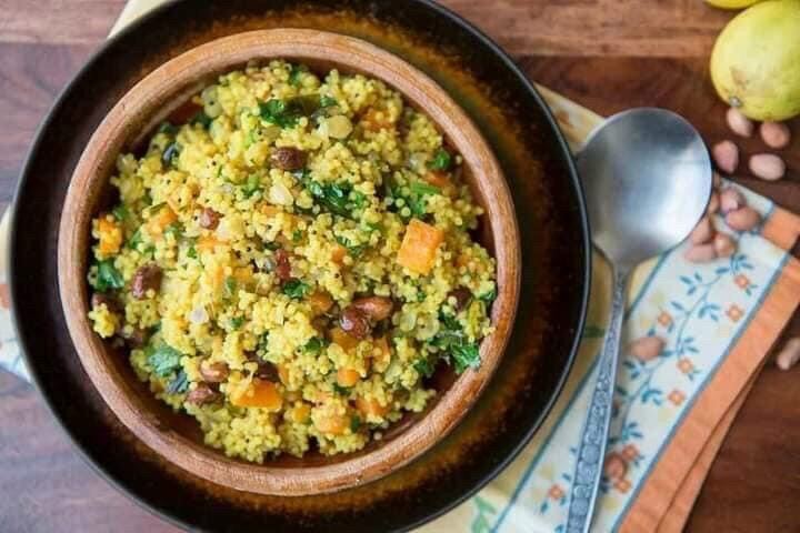Hạt kê nếp vàng Tây Bắc đã tách vỏ ( gói 1kg)