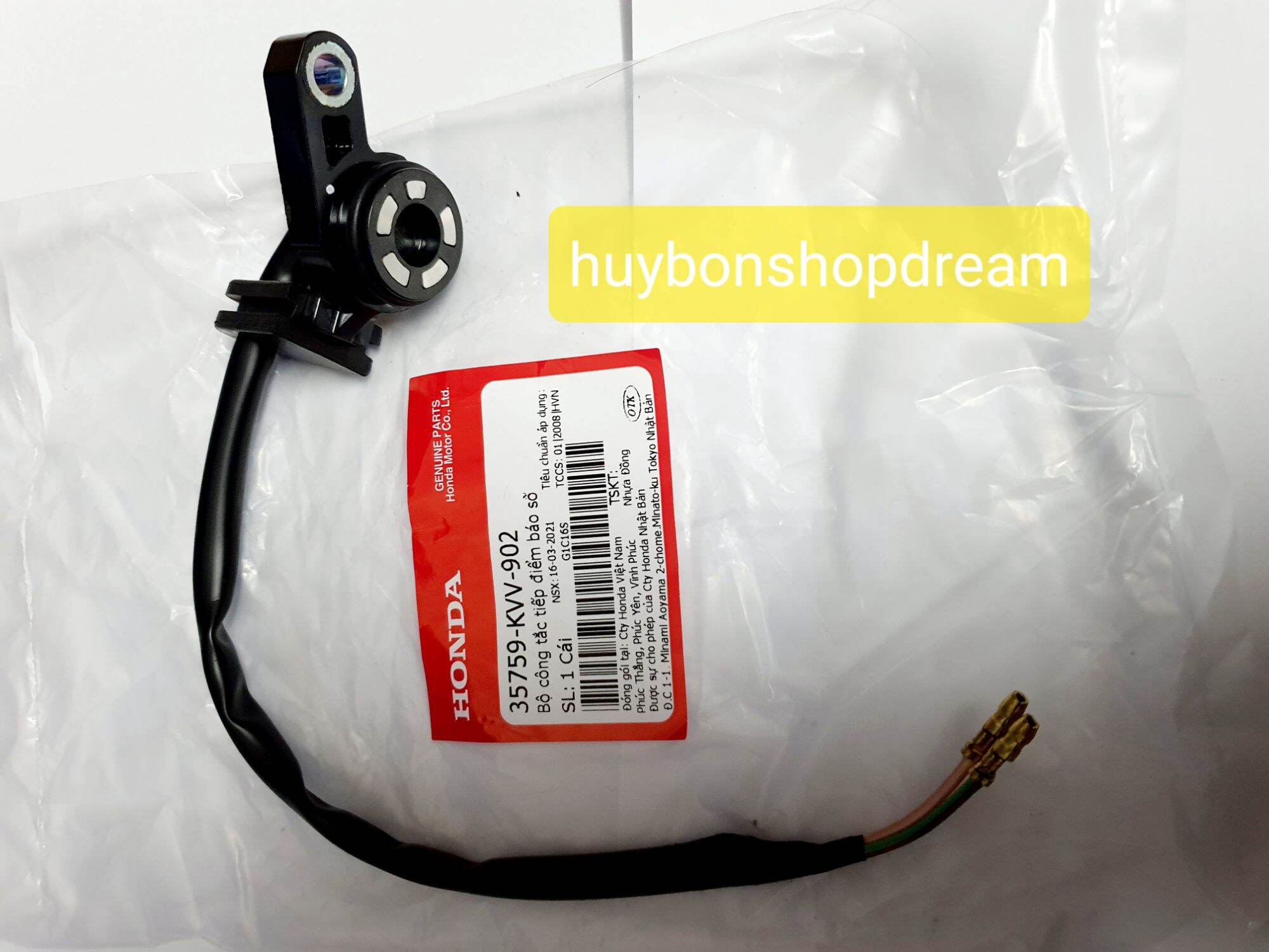 Dây báo số xe Dream