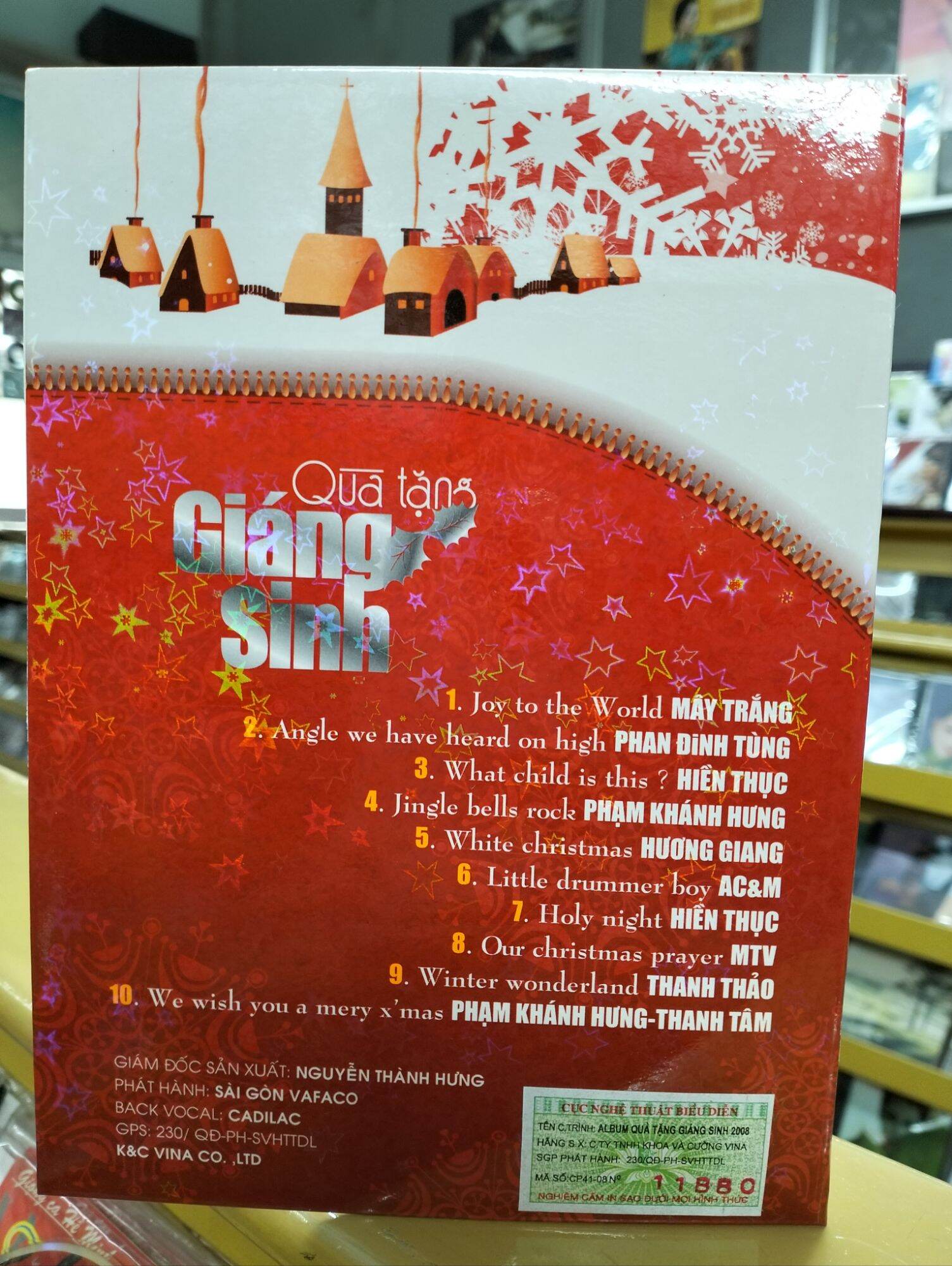 đĩa CD - Quà tặng giáng sinh