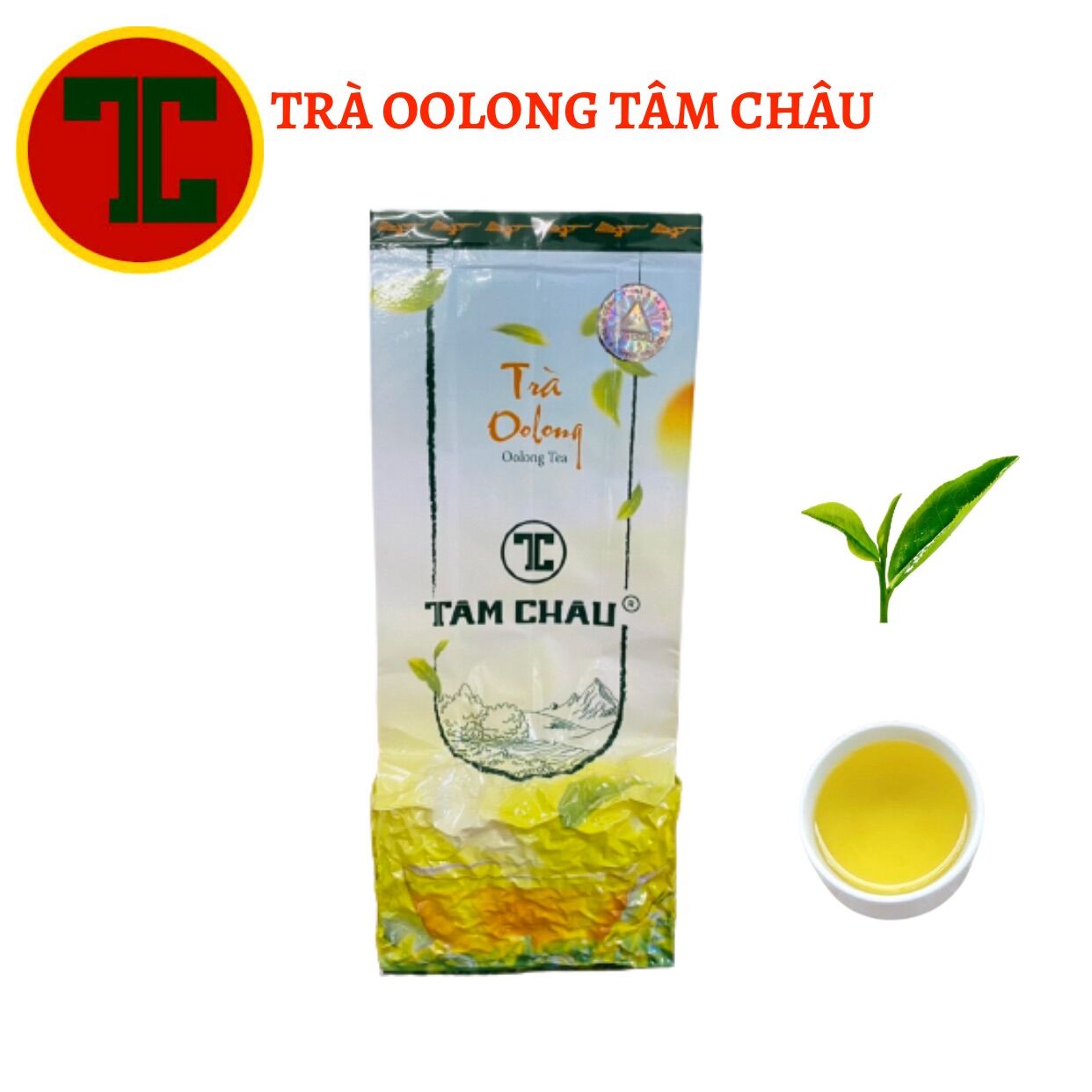 [HCM]TRÀ Ô LONG (OOLONG) BAO NHÔM TÂM CHÂU 100G
