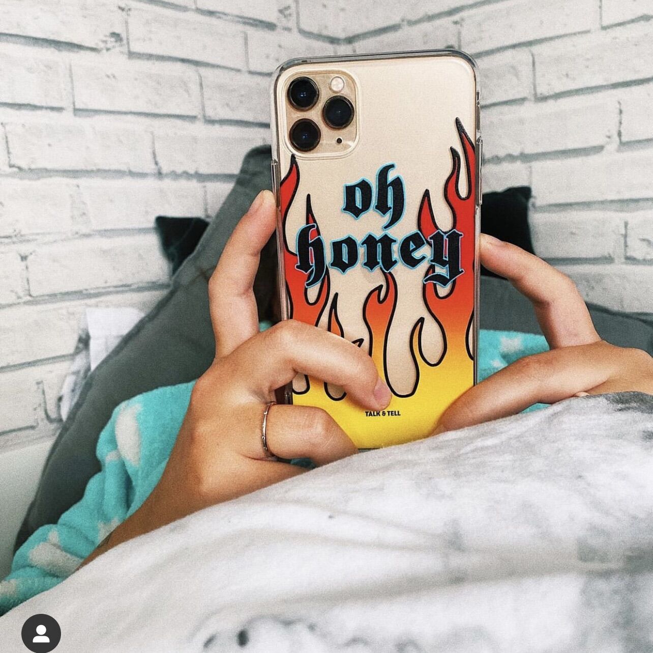 [HCM]Ốp iphone Hot Mess và Oh Honey lửa hồng và vàng