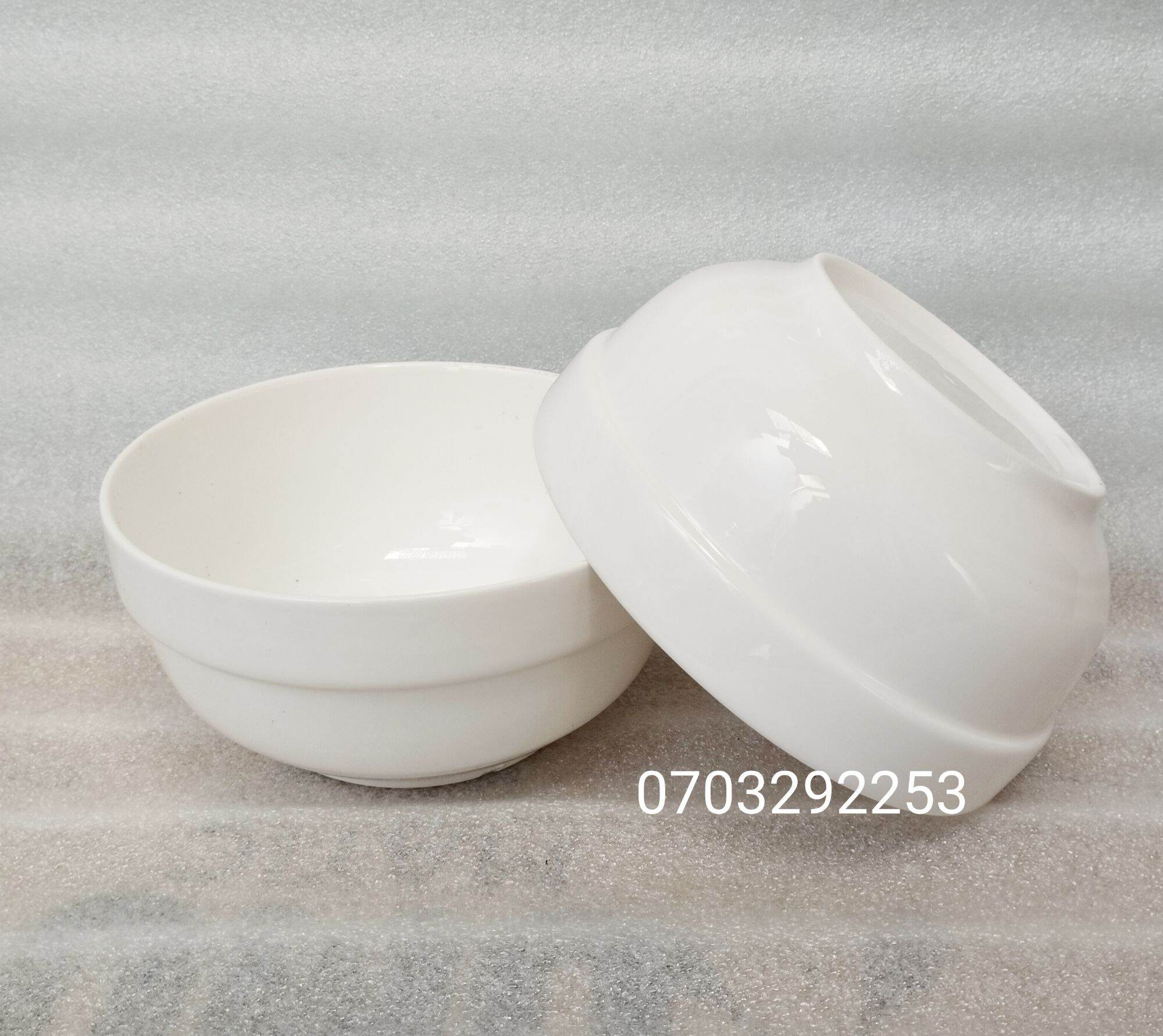 tô sứ trắng khum nhiều size 20cm, 17.7cm, 15cm - MUA 10 CÁI TẶNG 1 CÁI CÙNG LOẠI